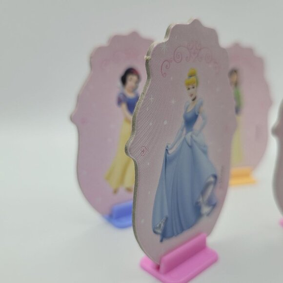 Disney Monopoly Junior Princess Replacement Pieces Tokens Cupcake Topper 8 Piece - Picture 3 of 7